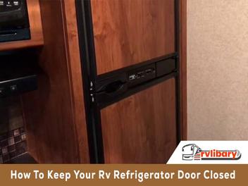 Easy $8 Fix! Keep the RV Refrigerator Doors Closed and Secure While  Driving. Door Pops Open Hack 